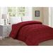 Latitude Run® Azed Reversible Comforter Set Polyester/Polyfill/Microfiber in Red | King Comforter + 2 King Shams | Wayfair