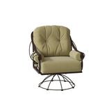 Woodard Derby Outdoor Rocking Chair in Gray/Brown | 41.25 H x 35.5 W x 34.75 D in | Wayfair 4T0077-48-87N