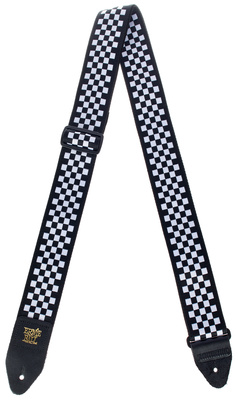 Ernie Ball E-Guitar Strap Black/White