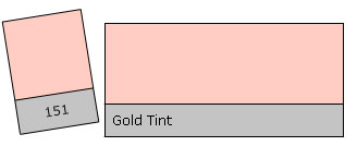 Lee Colour Filter 151 Gold Tint