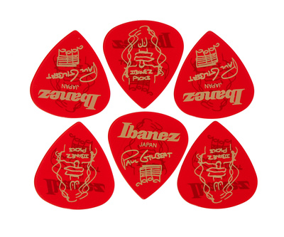 Ibanez Original Paul Gilbert Plektrum Set CA - 6 Stück