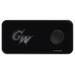 Black George Washington University 3-in-1 Glass Wireless Charge Pad