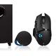 Logitech G560 PC-Gaming-Lautsprecher mit DTS:X Ultra Surround Sound, Spielbasierter RGB-Beleuchtung + Logitech G502 Lightspeed kabellose Gaming-Maus, Hero 16000 DPI Sensor, Wireless Verbindung