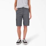Dickies Women's Relaxed Fit Cargo Shorts, 11" - Graphite Gray Size 2 (FR888)