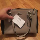 Coach Bags | Black And Taupe Coach Purse | Color: Tan | Size: Os