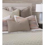 Eastern Accents Palisades by Barclay Butera Brush Fringe Euro Sham 100% Linen in Gray | 27 H x 27 W in | Wayfair 7BT-BB-EUS-40
