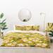 East Urban Home Beshka Kueser Duvet Cover Set Microfiber, Polyester in Yellow | King Duvet Cover + 2 Shams + 1 Throw Pillow | Wayfair