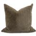 Howard Elliott Square Faux Fur Pillow Cover & Insert Polyester/Polyfill in Green | 20 H x 20 W x 6 D in | Wayfair 2-1091