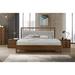 AllModern Borough Tufted Low Profile Platform Bed Wood & /Upholstered/Polyester in Brown | 46 H x 65 W x 84 D in | Wayfair