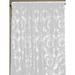 Rosdorf Park Amboy Damask Semi-Sheer Rod Pocket Single Curtain Panel Polyester in White/Black | 63 H in | Wayfair ACB8447C90F54C7FA498C8EF853BC32A