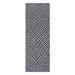 Black/White 30 x 0.25 in Area Rug - LOOMY Wowza Geometric Handmade Flatweave Indoor/Outdoor Area Rug Recycled P.E.T. | 30 W x 0.25 D in | Wayfair