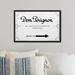 Oliver Gal Fashion & Glam Dom P Road Sign Champagne Road Signs - Textual Art on Canvas in White | 24 H x 36 W x 1.5 D in | Wayfair