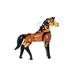 The Holiday Aisle® Pony Art Hanging Figurine Ornament Glass in Brown | 2.79 H x 0.91 W x 2.56 D in | Wayfair 1BE4F3BCFF8D4F08AB7BCA3F4068C93A