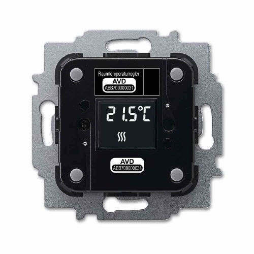 Busch-Jaeger FREE@HOME Raumtemperaturregler, Unterputz, Bedienelement, mit Vor-Ort Bedienung, mit Display, Manuelle Sollwertverstellung Image