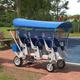 Angeles Runabout 6 Passenger Multi-Child Stroller, Steel in Blue | 51 H x 30 W x 69 D in | Wayfair afb6850F