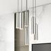 AllModern Harly 6 - Light Cluster Cylinder Pendant Metal in Gray | 16.5 H x 19 W x 19 D in | Wayfair 3EAEF2E9372D4865A66812B830CD8140