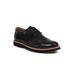 Wide Width Men's Deer Stags® Walkmaster Wingtip Oxford Shoes with S.U.P.R.O 2.0 Memory Foam by Deer Stags in Black (Size 10 W)