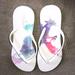 American Eagle Outfitters Shoes | American Eagle Flipflops | Color: White | Size: 7