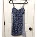 American Eagle Outfitters Dresses | American Eagle Floral Flowy Dress | Color: Blue/White | Size: M