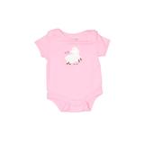 Gap Kids Short Sleeve Onesie: Pink Bottoms - Size 0-3 Month