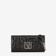 Armani Exchange Women's Liz On Chain Bi Fold Wallet, Schwarz, Einheitsgröße EU