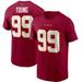 Men's Nike Chase Young Burgundy Washington Football Team Name & Number T-Shirt