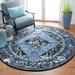 Blue/Gray 79 x 1.18 in Indoor Area Rug - World Menagerie Carwyn Oriental Area Rug Polypropylene | 79 W x 1.18 D in | Wayfair