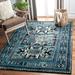 Black/Blue 1.18 in Indoor Area Rug - World Menagerie Catalin Oriental Light Blue/Black Area Rug Polypropylene | 1.18 D in | Wayfair