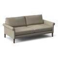 Greyleigh™ Logan 77.5" Rolled Arm Sofa Polyester/Other Performance Fabrics in Gray/Brown | 33 H x 77.5 W x 36.75 D in | Wayfair