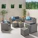 Latitude Run® Bhanmati Outdoor 8 Piece Rattan Sofa Seating Group w/ Cushions Synthetic Wicker/All - Weather Wicker/Wicker/Rattan | Wayfair