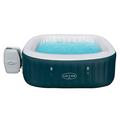 Bestway LAY-Z-SPA Ibiza AirJet™ Whirlpool, 180 x 180 x 66 cm, 4-6 Personen, eckig, Petrolblau