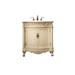 Lark Manor™ Anahid 32" Single Bathroom Vanity Set Wood/Marble in White | 35 H x 32 W x 21 D in | Wayfair 9158F9CCBDD444CFAAB6C1B4ED485B26