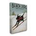 Stupell Industries Black Dog Ski Company Winter Sports Pet Sign by Ryan Fowler - Graphic Art Print on Wood Canvas/Metal in Blue | Wayfair