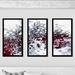 Orren Ellis 'Gods Amazing Love, John 3:17' by Mark Lawrence - 3 Piece Picture Frame Painting Print Set on Acrylic in Gray/Red/White | Wayfair