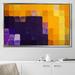 Ivy Bronx Micah 6:8 Our Daily Walk w/ God by Mark Lawrence - Print Canvas in Indigo/Orange/Yellow | 31.5 H x 51.5 W x 2 D in | Wayfair