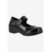 Extra Wide Width Women's Letsee Mary Jane by Easy Street in Black Patent (Size 8 1/2 WW)