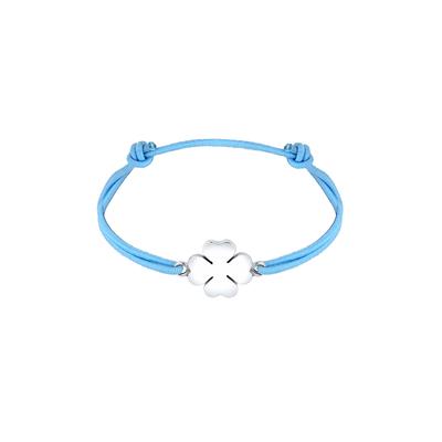 Elli - Kleeblatt Glücksbringer Talisman Mojo 925 Silber Armbänder & Armreife Damen