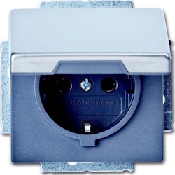 Busch-Jaeger Steckdose,Klappdeckel 20 EUK-866 2CKA002018A1490 Image