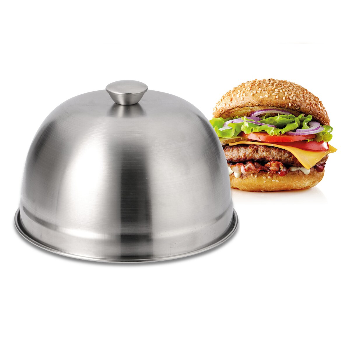 Karl Weis Burger-/ Speiseglocke Ø 21 cm, Edelstahl Image