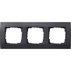 Gira Event Rahmen, 3f, anthrazit, Kunststoff, Unterputzmontage, Thermoplast, 021308 Image