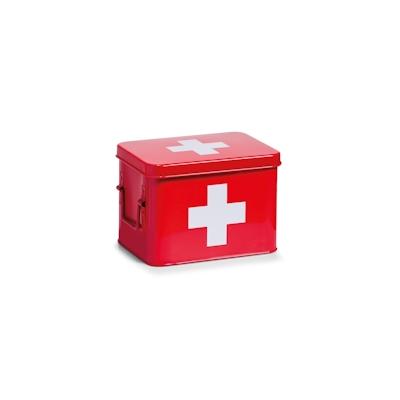 Zeller, Medizin-Box, Metall, rot Image