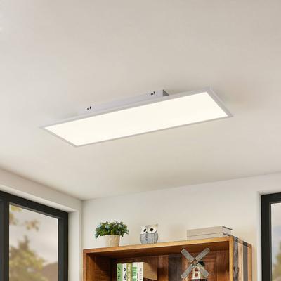 Lindby LED-Panel Quais, 80 x 30 cm, weiß, Metall, 4.000K Image