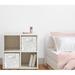 Sweet Jojo Designs Rose Lace Fabric Storage Bin Fabric in White | 11 H x 10.5 W x 10.5 D in | Wayfair Bin-Rose-WH