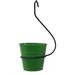 Rosalind Wheeler Rogin Galvanized Steel Hanging Planter Metal in Orange | 25 H x 9 W x 9 D in | Wayfair 561FFC0F64D8410CBC87E56542818A9E