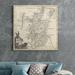 World Menagerie 'Map of Scotland' - Wrapped Canvas Graphic Art Print Metal in Gray/White | 32 H x 32 W x 1 D in | Wayfair