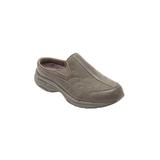 Women's The Leather Traveltime Slip On Mule by Easy Spirit in Grey (Size 8 1/2 M)