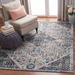 Blue/Indigo 52 x 0.23 in Indoor Area Rug - Bungalow Rose Cymone Oriental Ivory/Pink/Navy Area Rug | 52 W x 0.23 D in | Wayfair