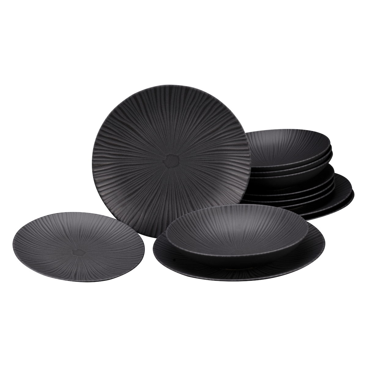 Creatable VESUVIO BLACK Tafelservice (Teller) 12-tlg. Image