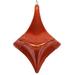 Vickerman 614921 - 8" Burnished Orange Candy Glitter Drop Style Christmas Christmas Tree Ornament (MT194018D)