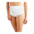 Plus Size Women's Tummy Panel Brief Firm Control 2-Pack DFX710 by Bali in White Jacquard (Size L)